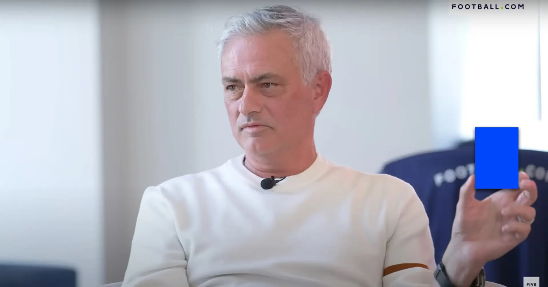"Probablement plus juste": José Mourinho révèle qu'il est en faveur des cartons bleus