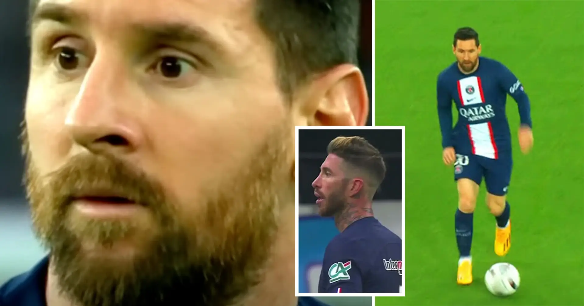 Die Kommentatoren haben es bemerkt: Messi und Ramos verstehen sich auf den ersten Blick - 1 Episode des PSG-Spiels ging im Netz viral