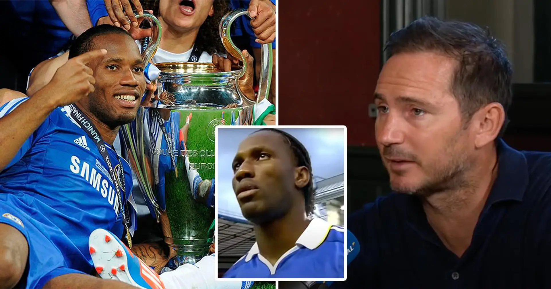 "He was headbutting walls before Champions League final": Lampard tells about Drogba's warming-up routine