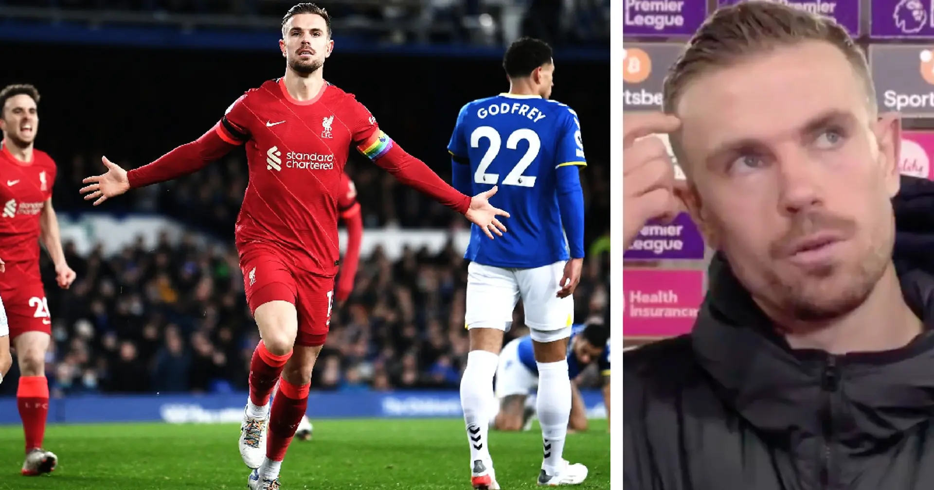 Henderson on his first goal against Everton and 'outstanding' Salah