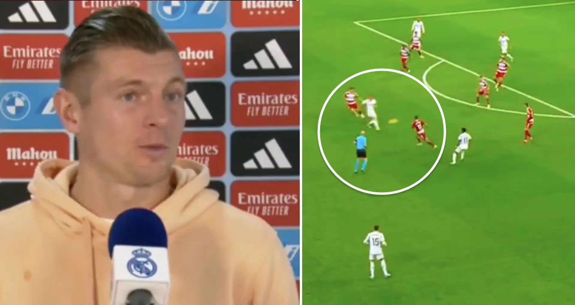 "Frère, rentre chez toi et regarde ça encore" : Kroos qualifie sa passe contre Grenade de "rien de spécial", les Madridistas réagissent