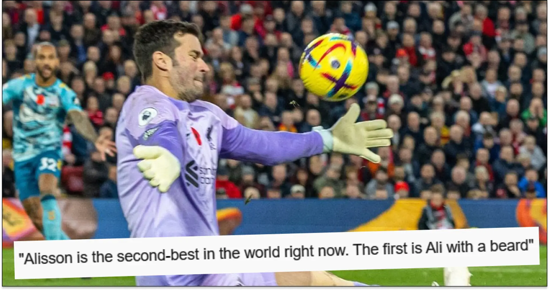 'Beard or no beard. Out of this world': Liverpool fans react to Alisson's new look & display v Soton 