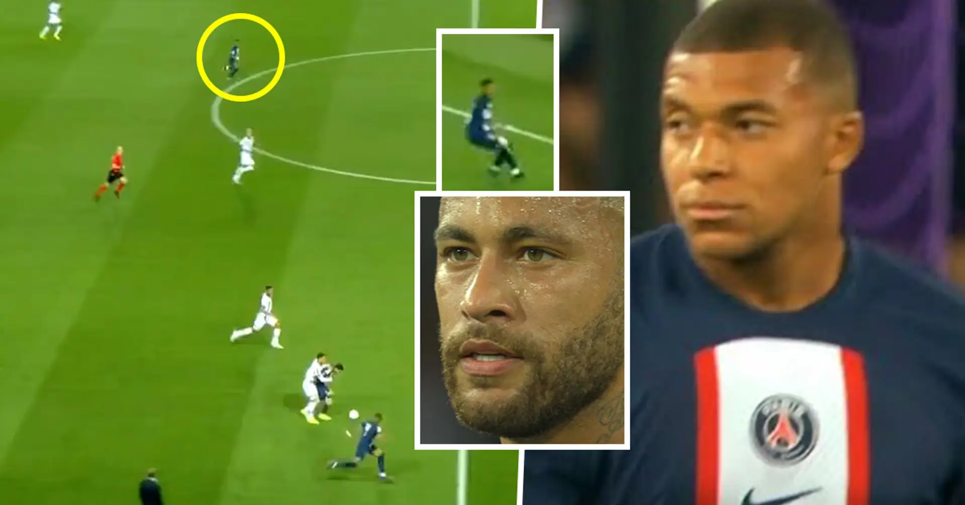 Mbappe weigerte sich, einen Pass auf Neymar zu spielen, der durch das Feld sprintete und in einer idealen Position war, um zu treffen 