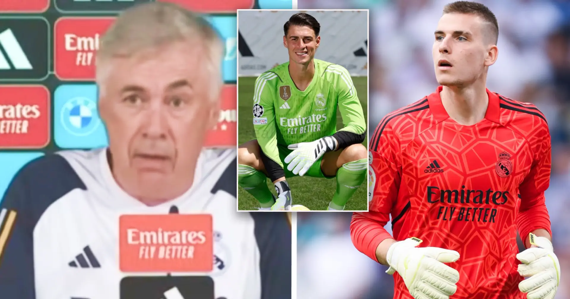Ancelotti reveals who will start between Lunin and Kepa in Almeria game