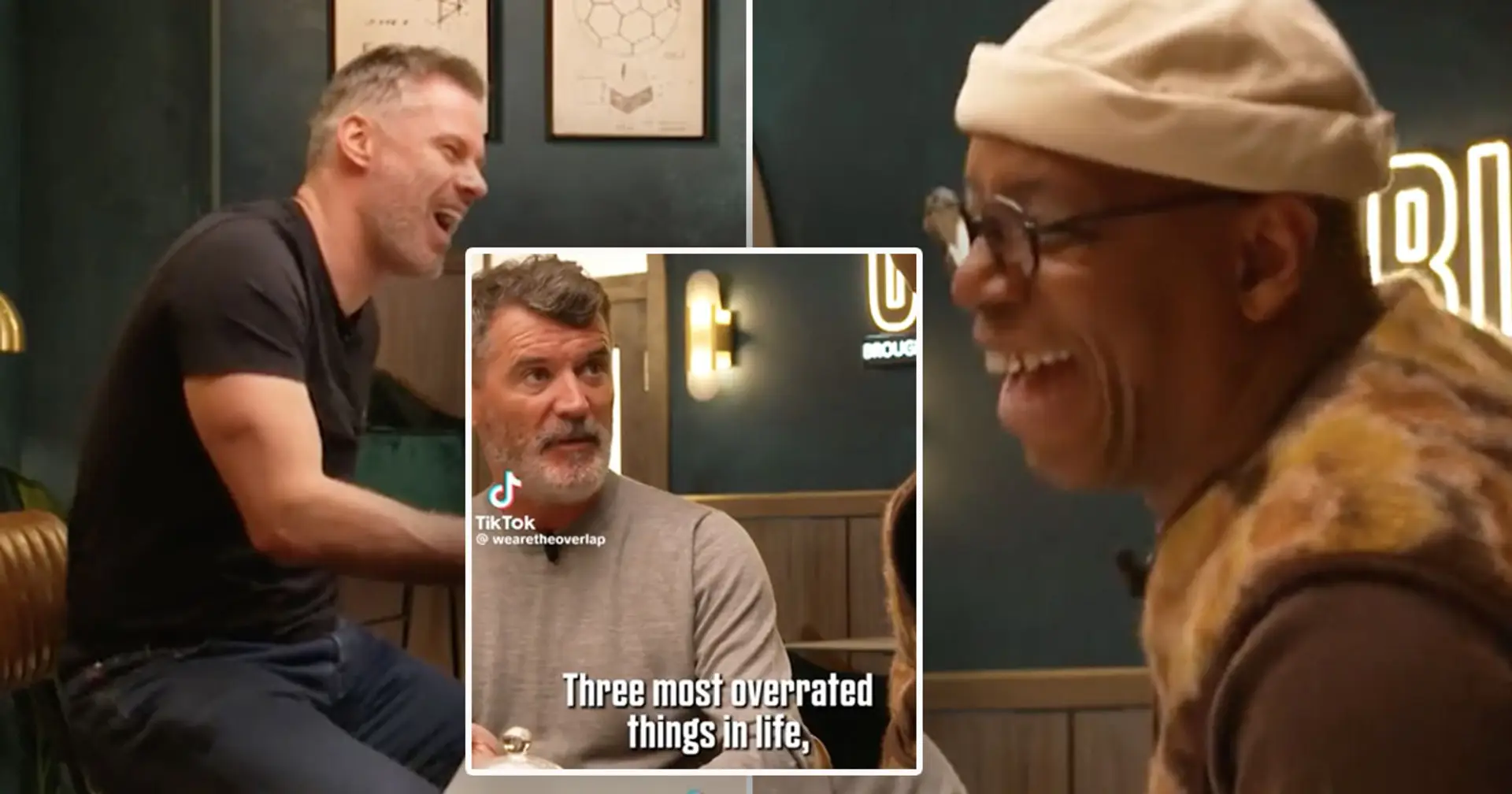 Roy Keane reveals 'three most overrated things in life': Carragher and Wright are in stitches (video)