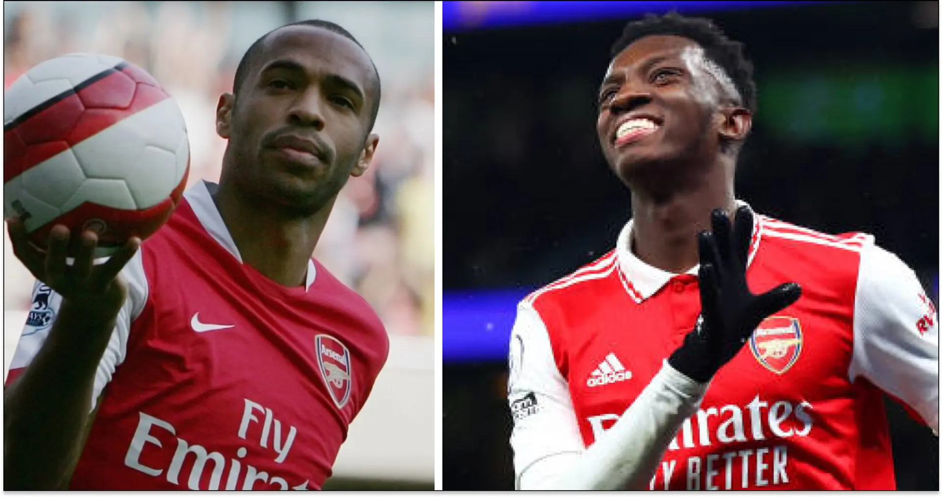 'Just #14 things': Nketiah draws curious Thierry Henry similarity with his Man United winner