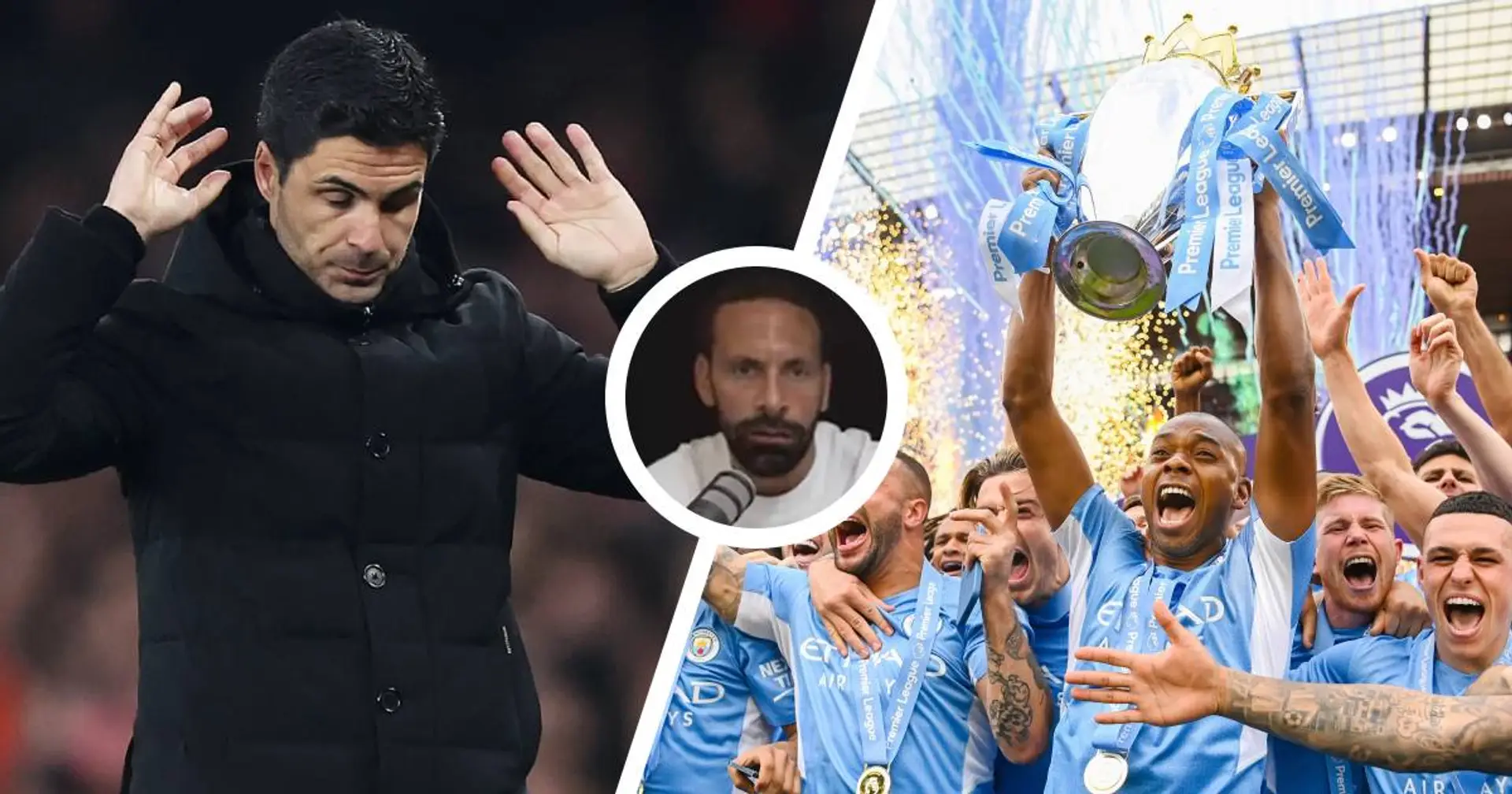 'You folded like a pack of cards': Rio Ferdinand blames Arsenal for not stopping Man City treble