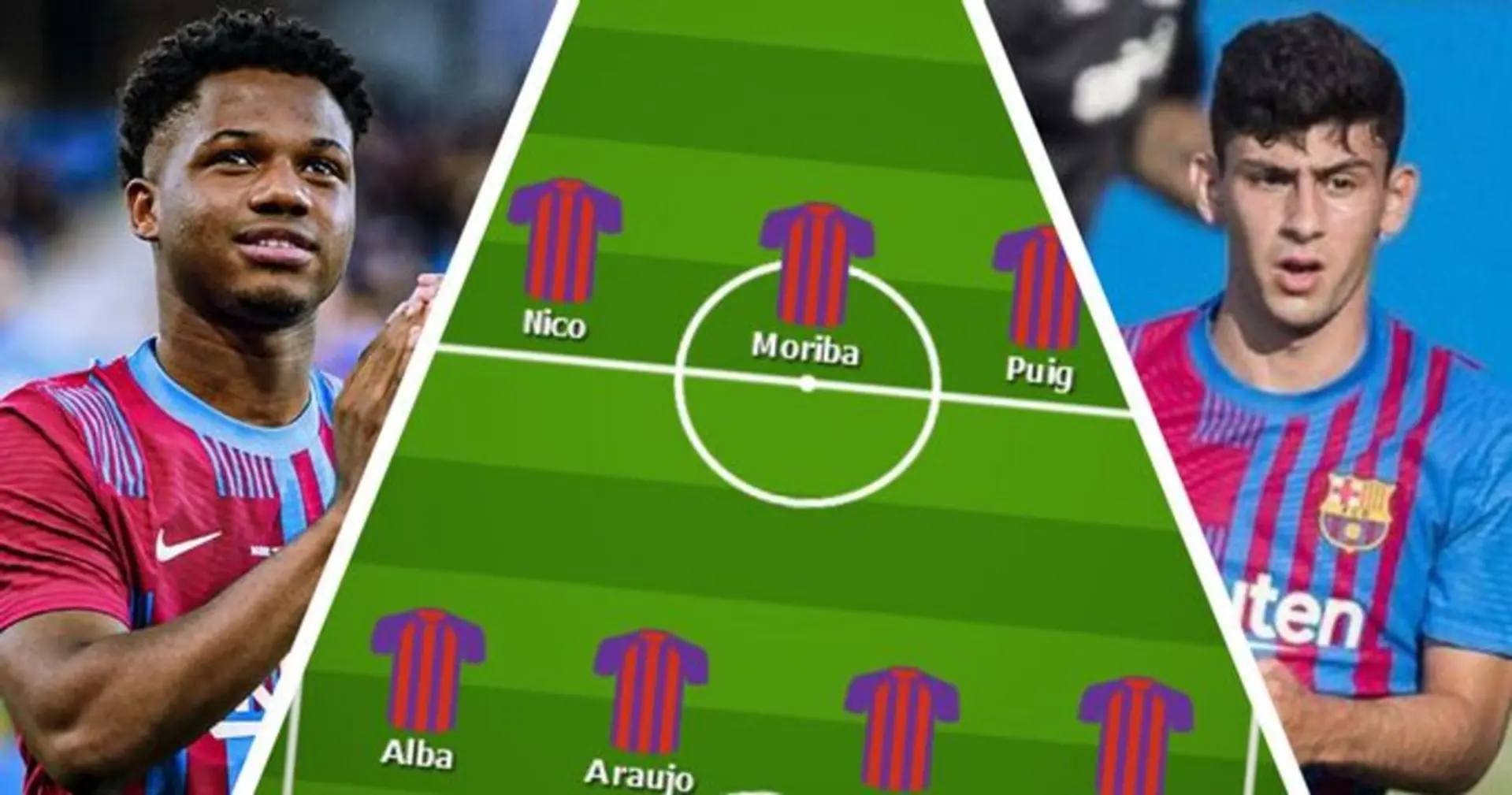 Como se vería el mejor XI del Barça solo con jugadores de La Masia