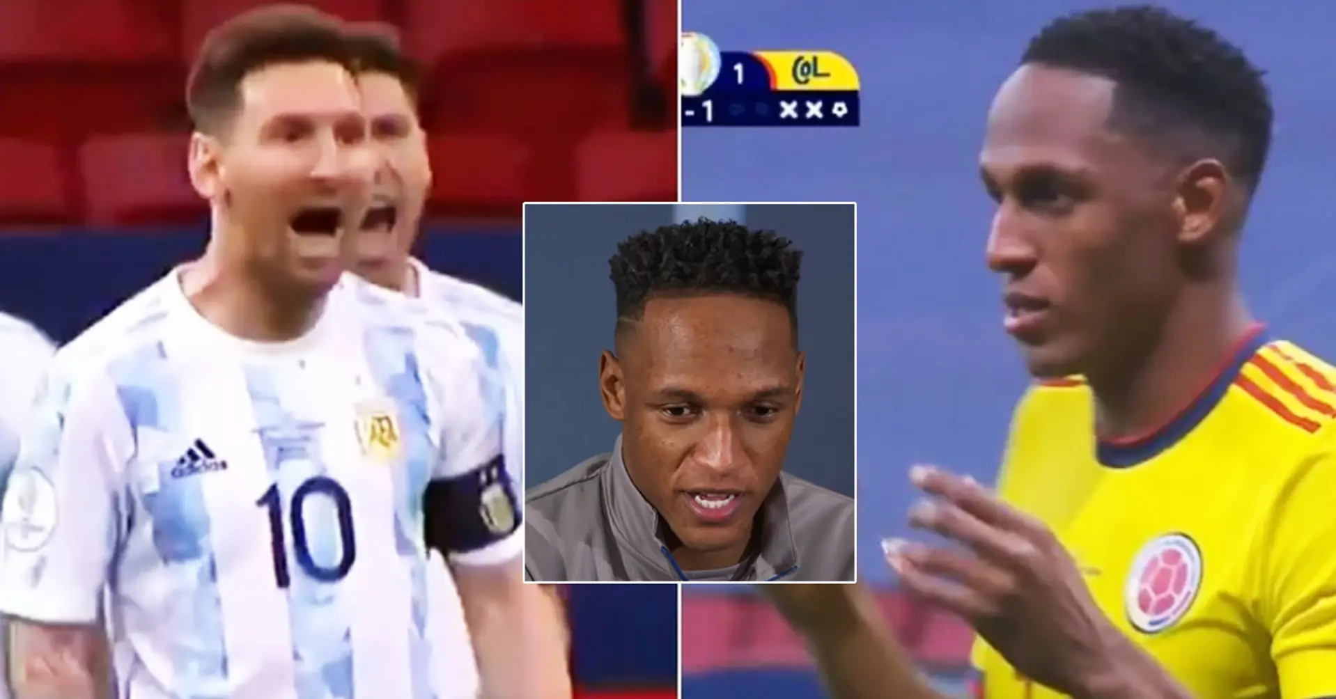 Yerry Mina finally comments on infamous episode with Leo Messi at Copa America