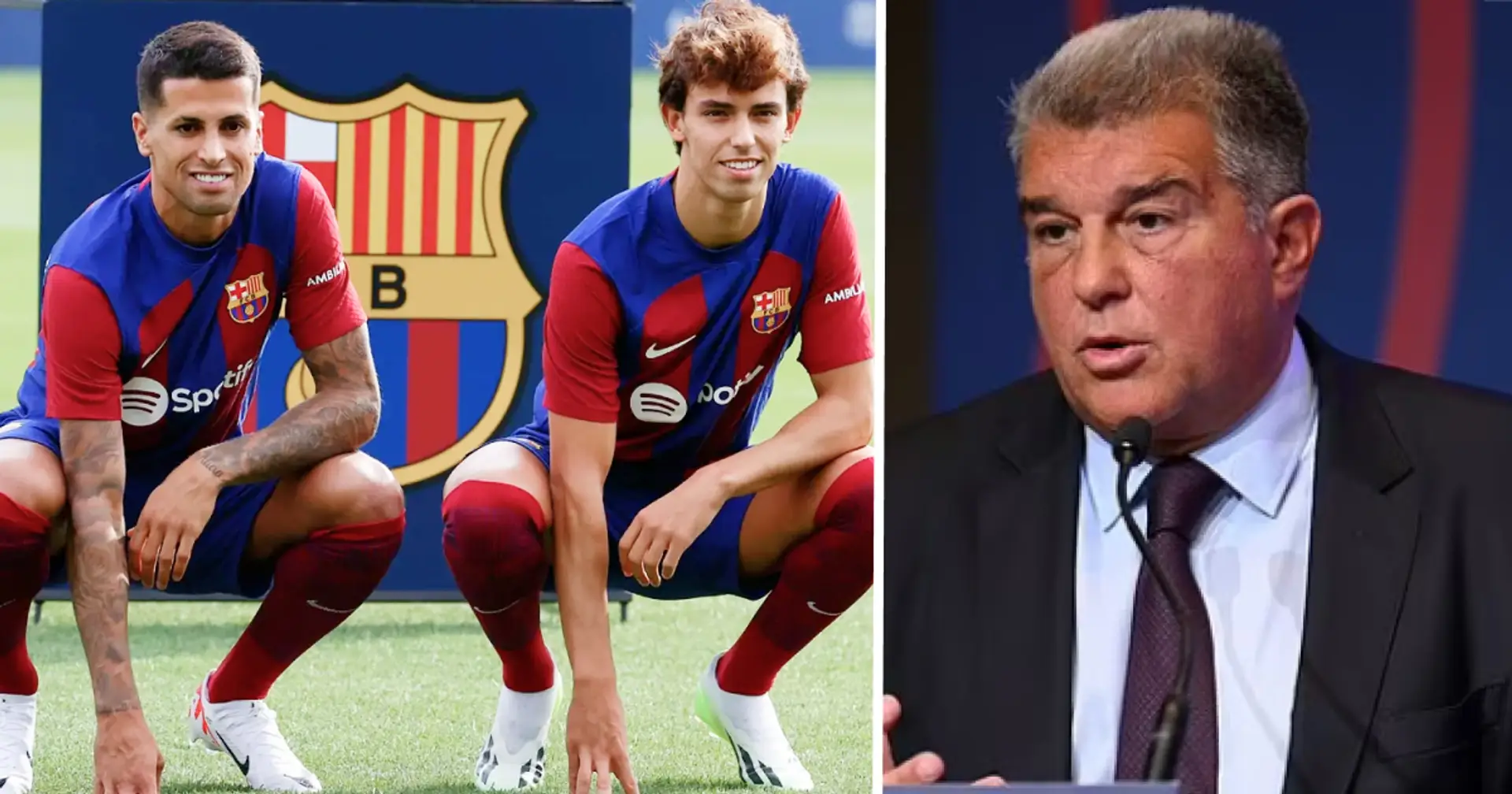 Joao Félix y Joao Cancelo podrían costar al Barça...'100 millones de euros'