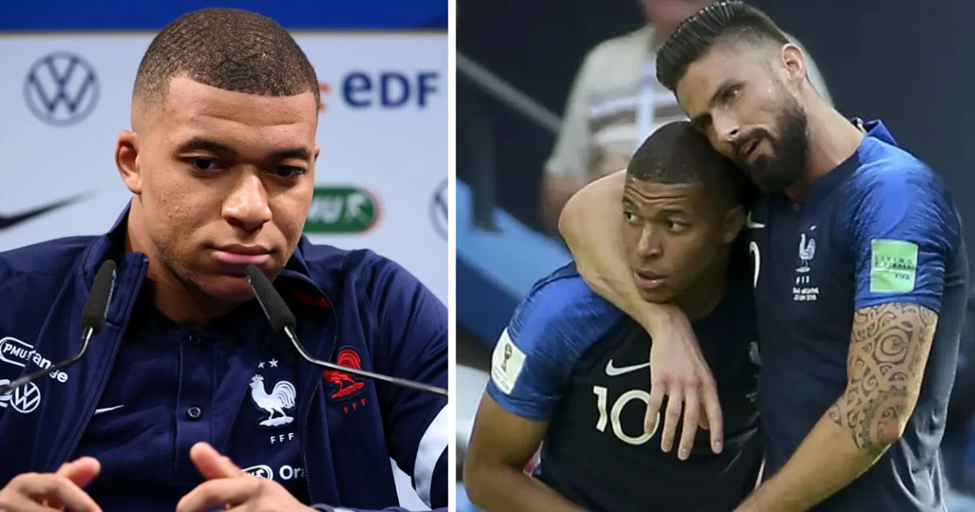 'I don't have a problem, I'll welcome him with open arms': Mbappe 'ends' Euro feud with ex-Blue Giroud