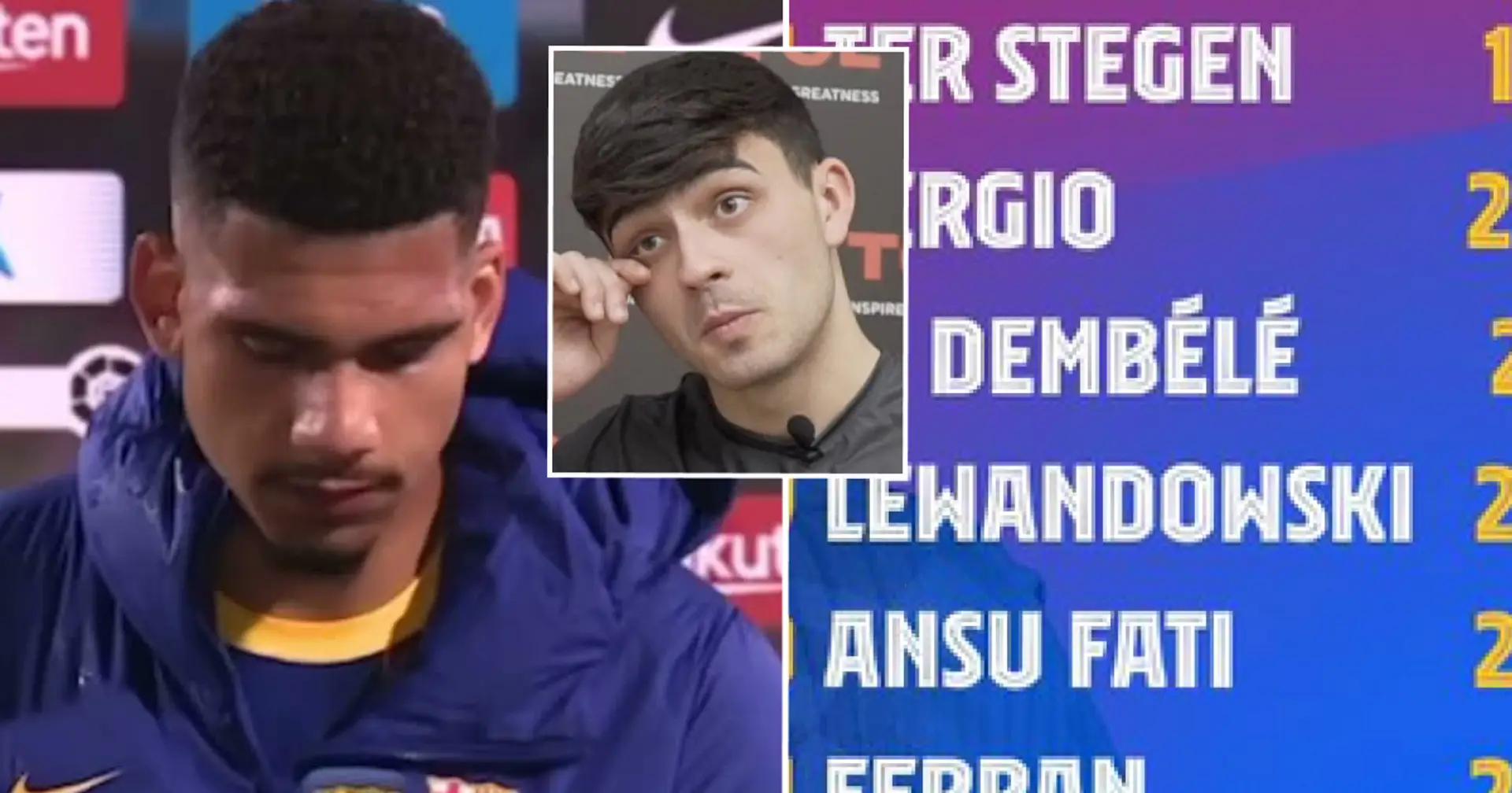 Pedri y Araujo lesionados: el Barça presenta la convocatoria de 19 jugadores para el partido ante la Real Sociedad