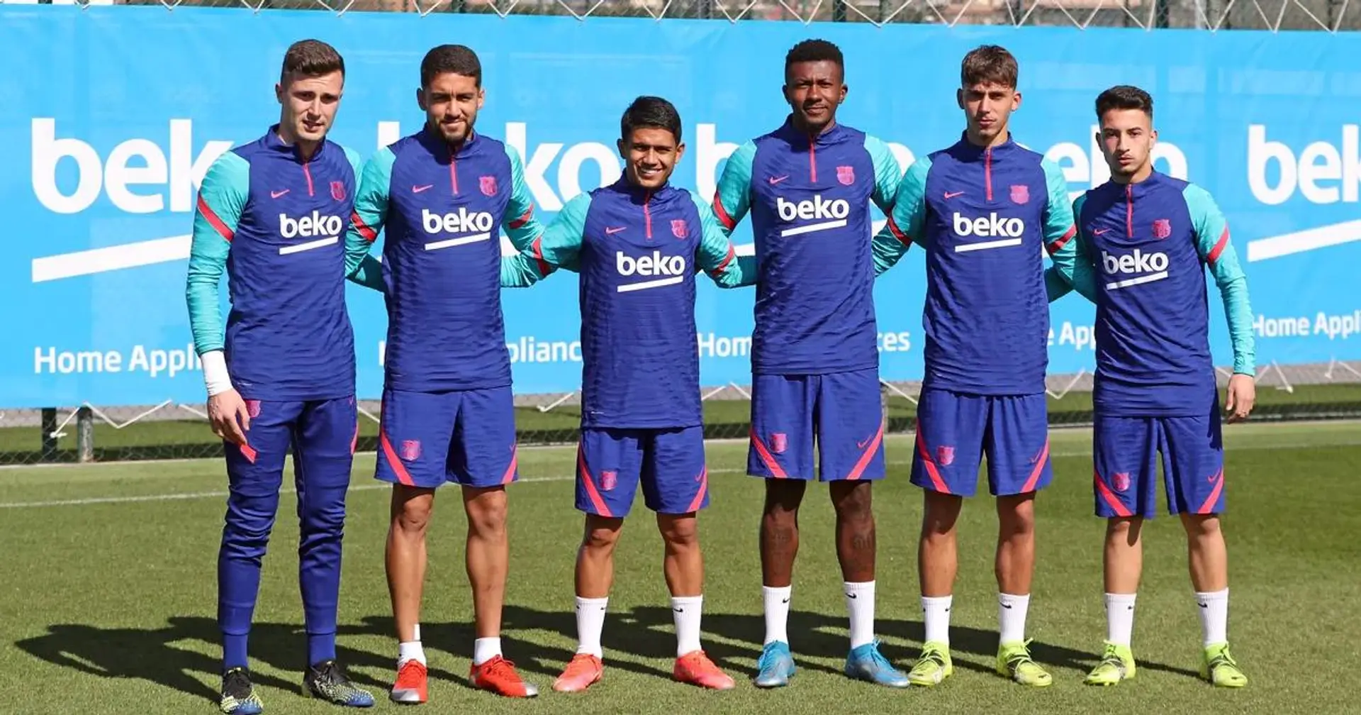 Le jeune et talentueux Gustavo Maia et d'autres rejoignent l'entraînement de l'équipe première alors que Messi se repose