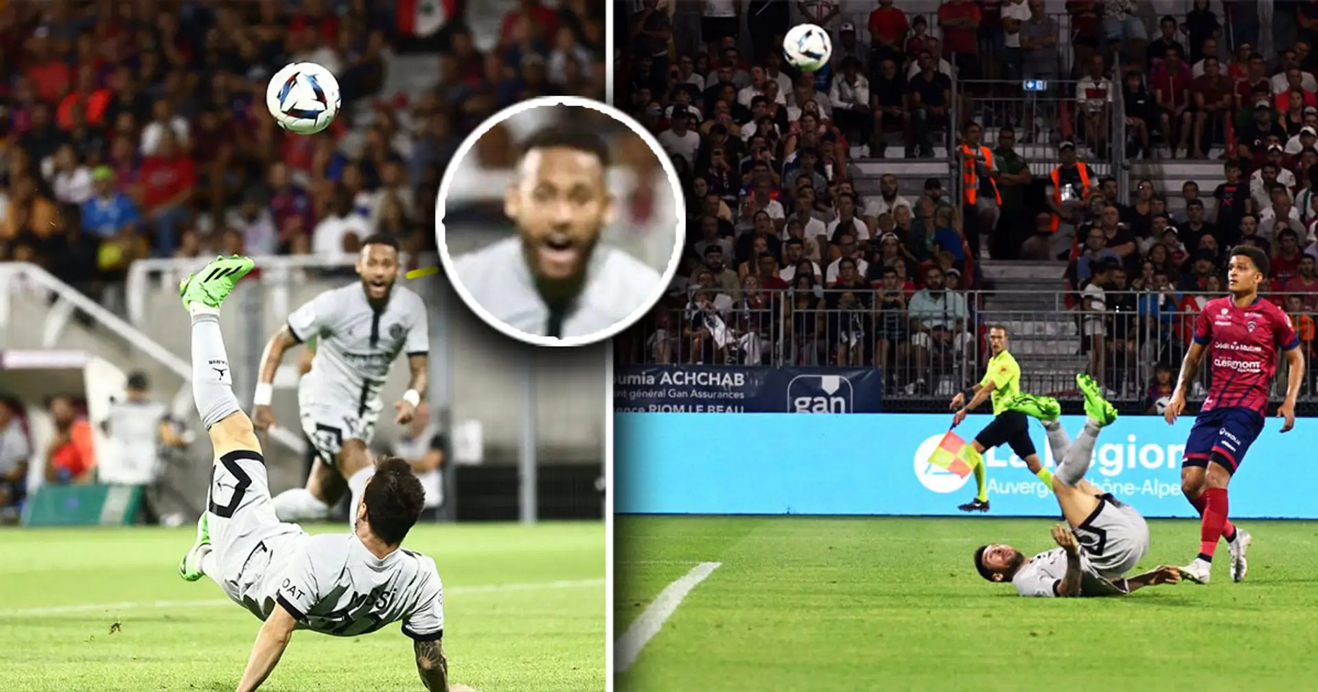 7 incredible pics as Messi scores his first ever bicycle-kick goal