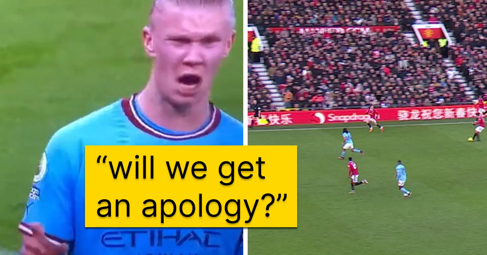 'It doesn't hurt because we lost, it hurts because we were robbed': Man City fans can't take Manchester derby defeat
