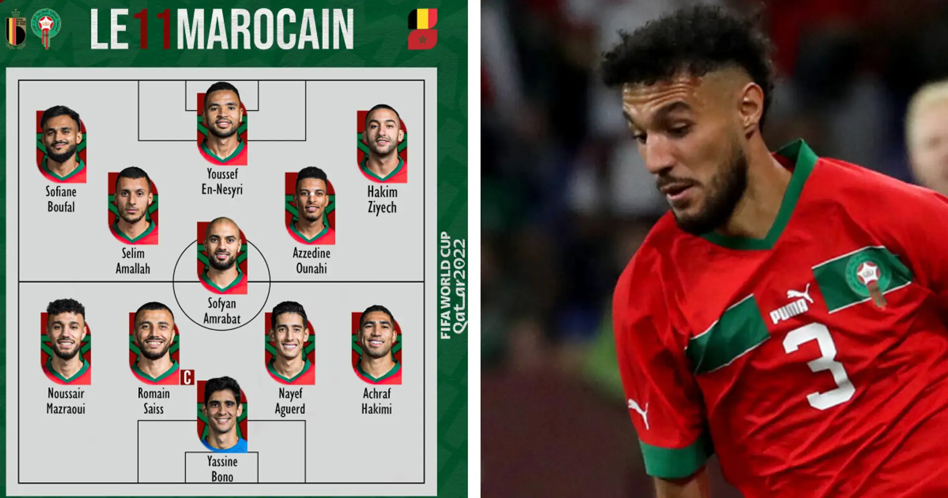Grünes Licht für Mazraoui: Er spielt gegen Belgien von Beginn an