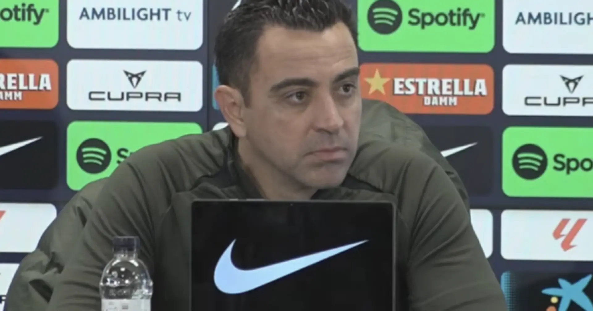 Xavi révèle s'il va faire tourner son équipe contre Las Palmas