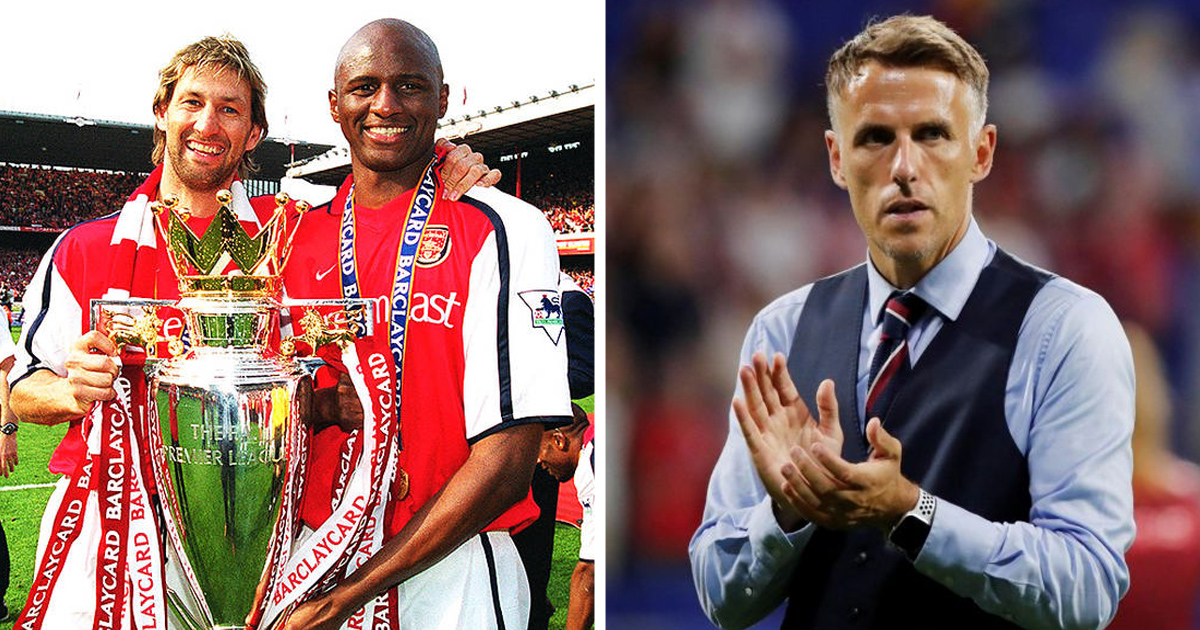 Phil Neville names 'unbelievable' Arsenal player he always wanted to see at Man United