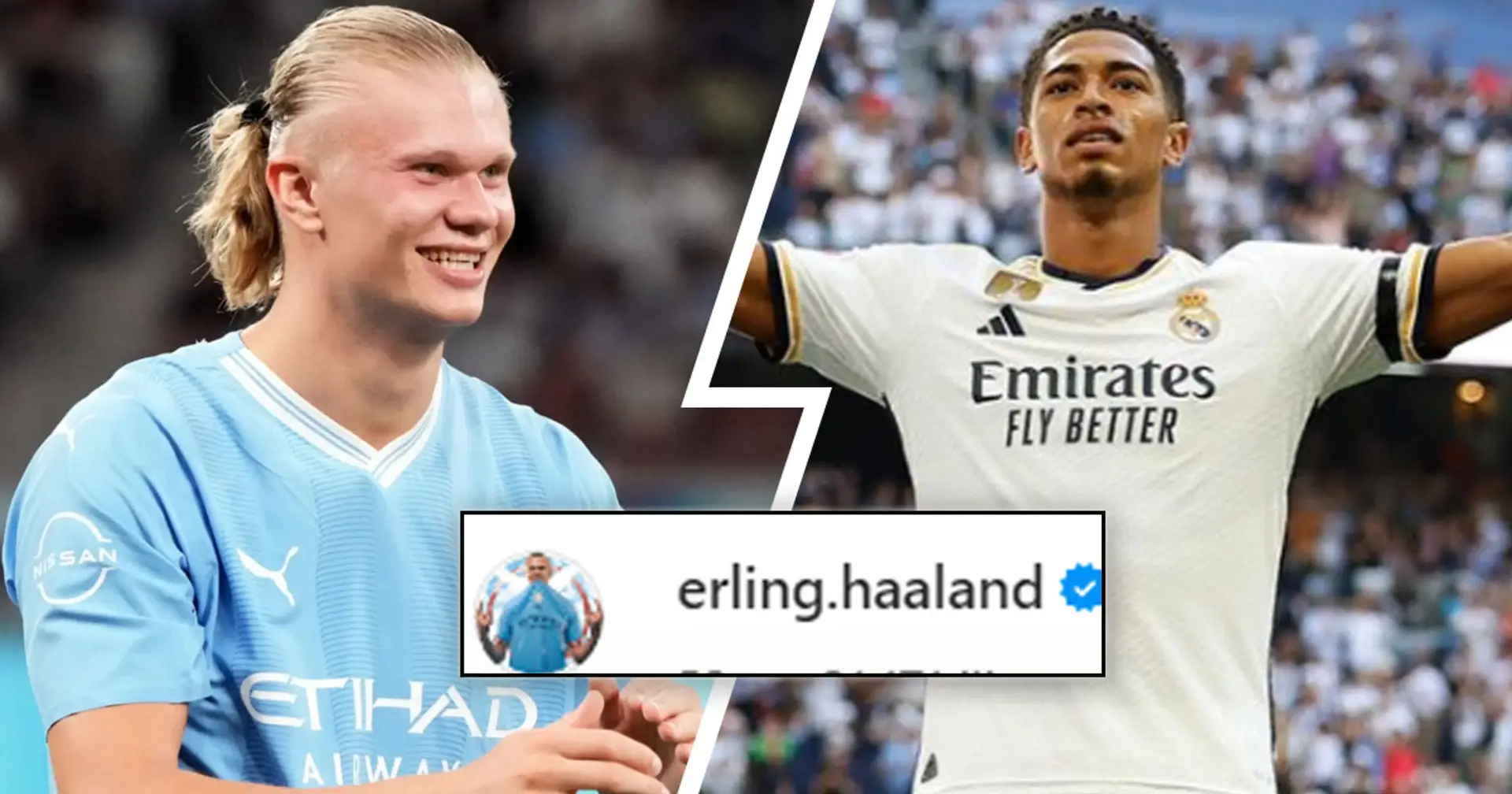 Erling Haaland sends one-worded message to Bellingham after Osasuna win