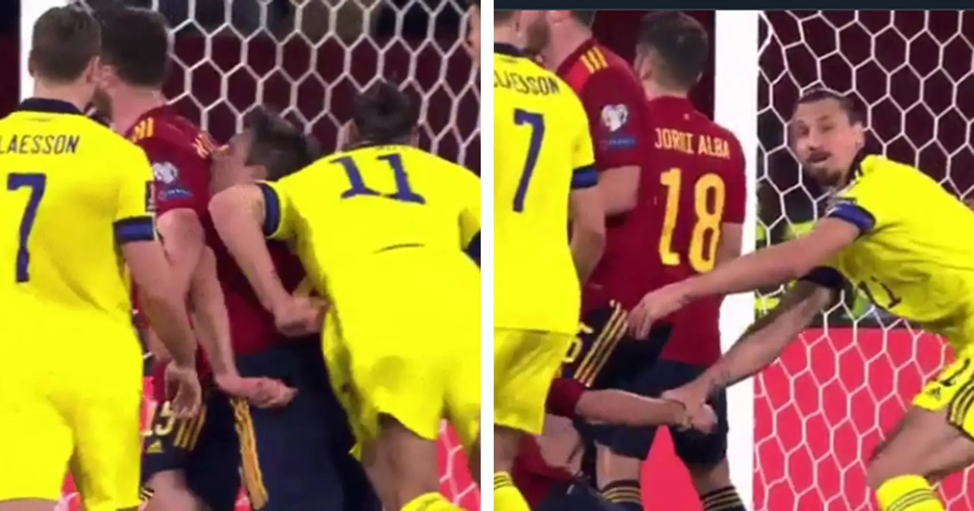 Azpilicueta gets clattered by Zlatan's unprovoked challenge, reacts after game