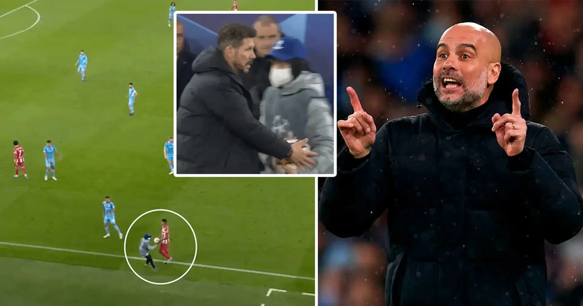 Cómo Guardiola usó a los recogepelotas para perder tiempo frente al Atlético de Madrid en el partido de ida de la Liga de Campeones