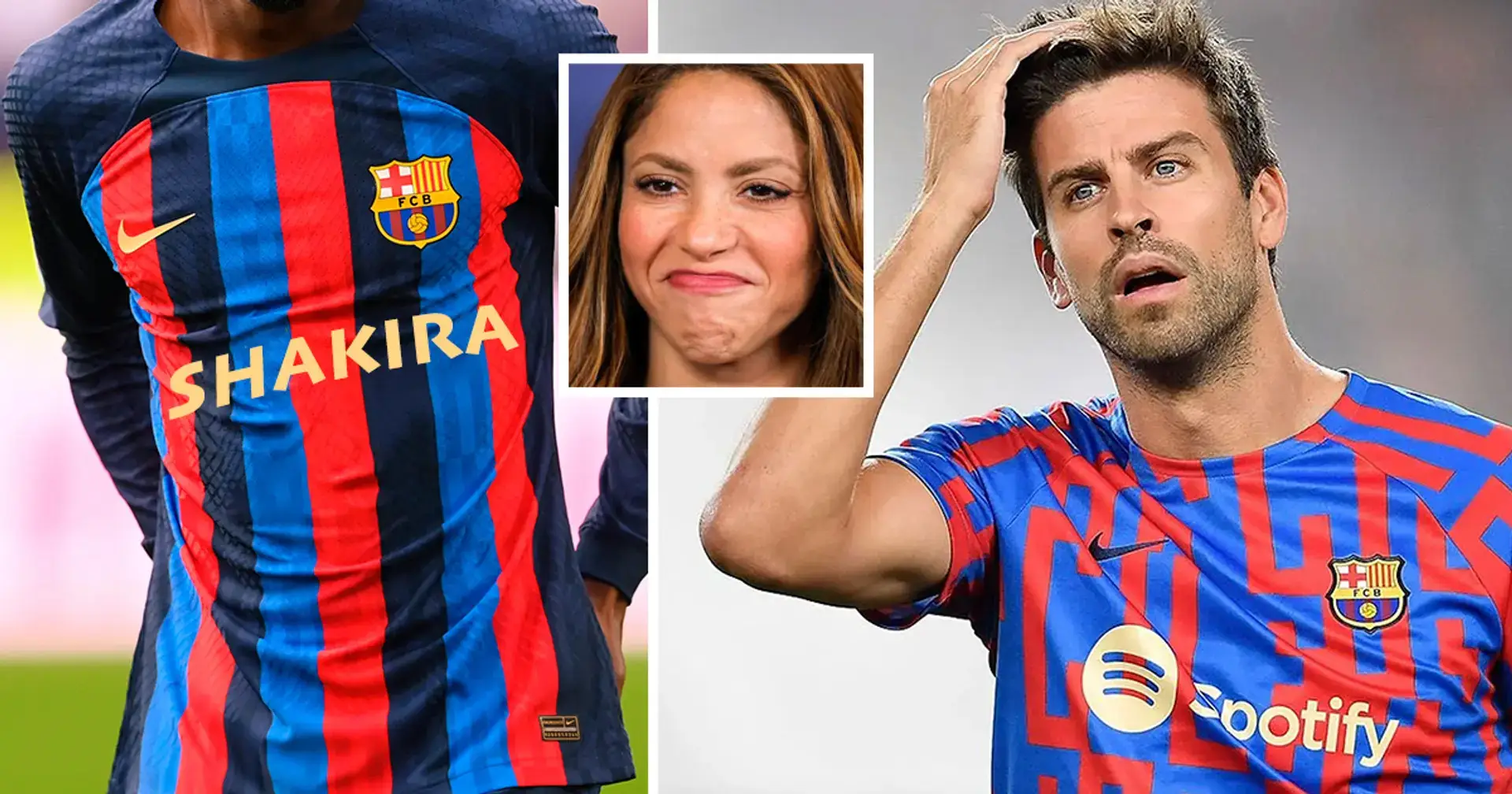Gerard Piqué podría verse obligado a vestir la camiseta del Barcelona con el nombre de Shakira 