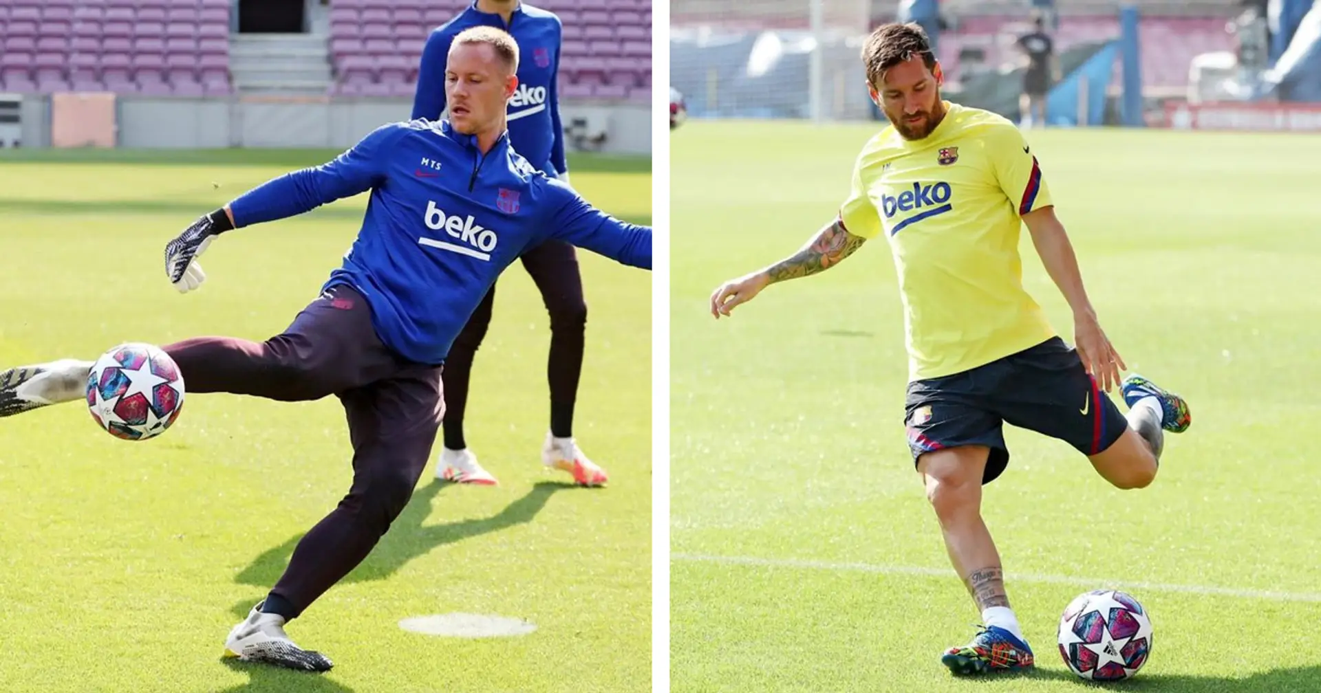 Preparation for Napoli continue as Barca hold intersquad friendly in Sunday training