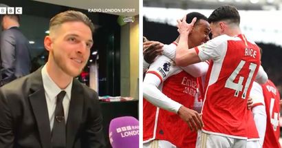 'Took it down my chin': Declan Rice picks biggest Arsenal moment