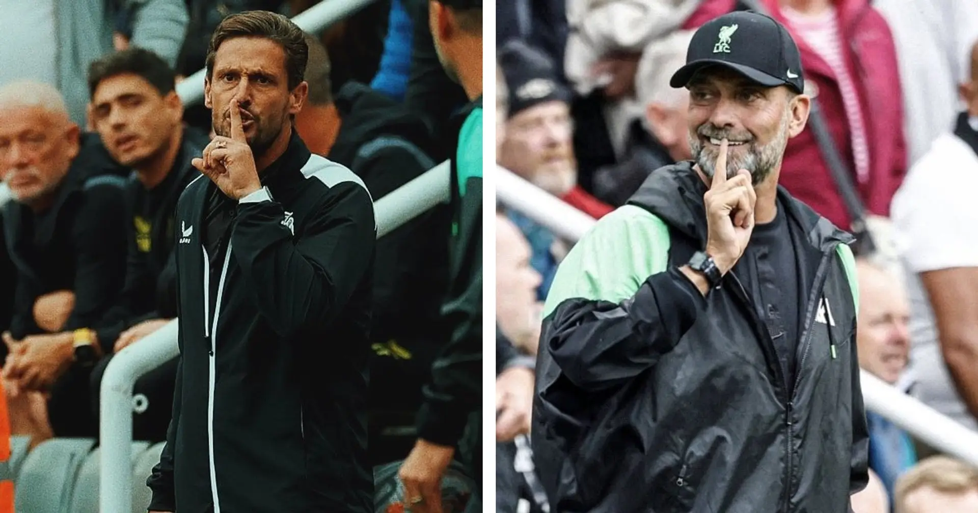 Der Co-Trainer von Newcastle macht in der ersten Halbzeit eine unflätige Geste in Richtung Klopp - so reagiert Jürgen