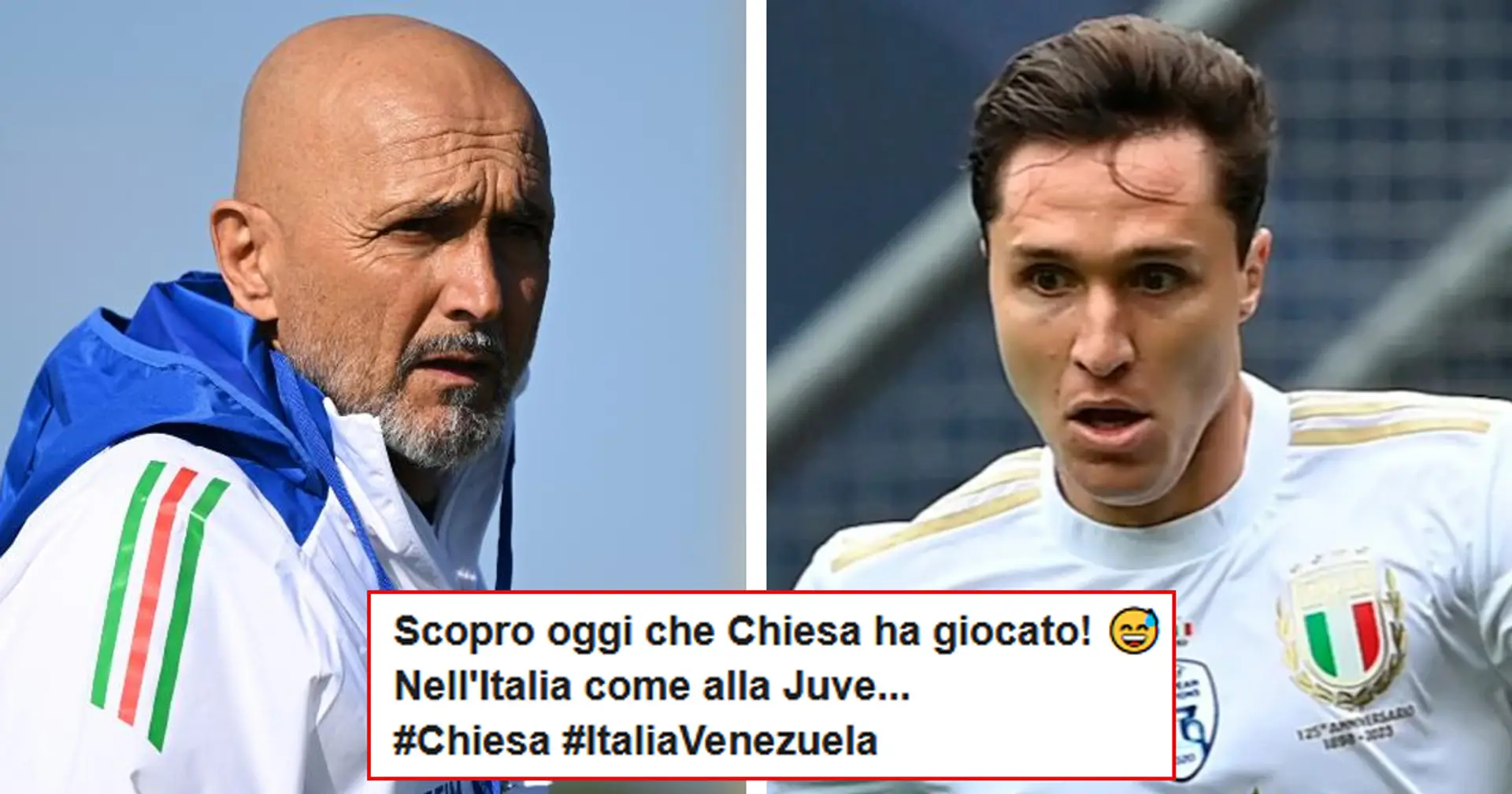 "Stesso giocatore con l'Italia!": Chiesa delude sia alla Juve che in Nazionale, tifosi scatenati sui social