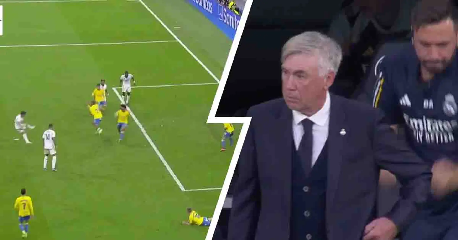 Spotted: Carlo Ancelotti’s restrained celebration to Diaz's goal vs Las Palmas