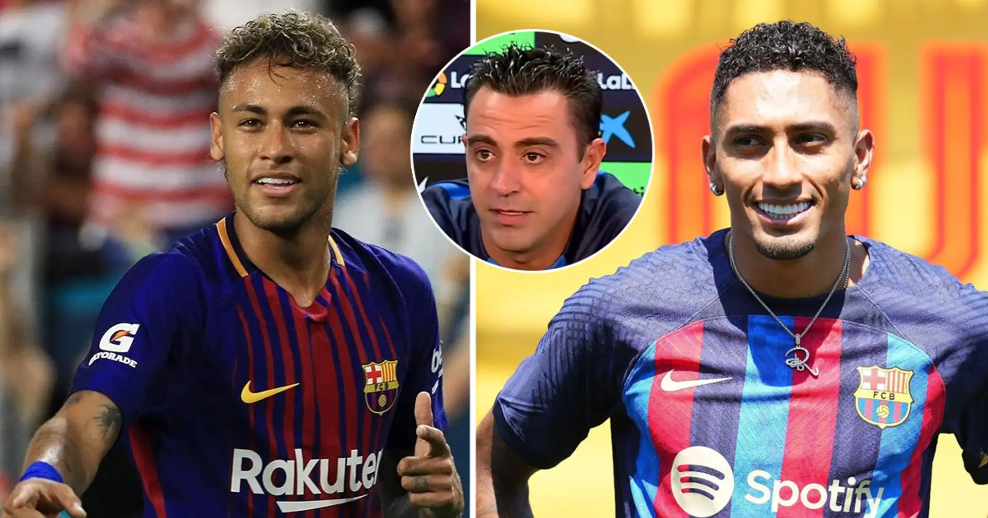 Xavi says Raphinha combines attributes of 2 iconic Brazilians - both played for Barca
