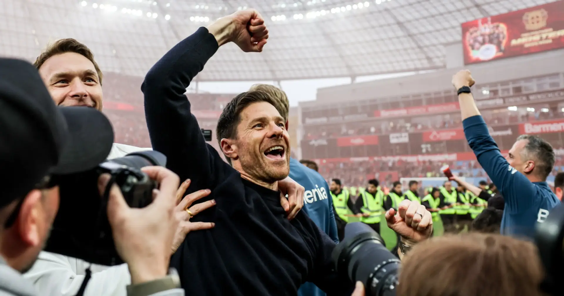 Xabi Alonso celebrates historic Bundesliga win with Bayer Leverkusen