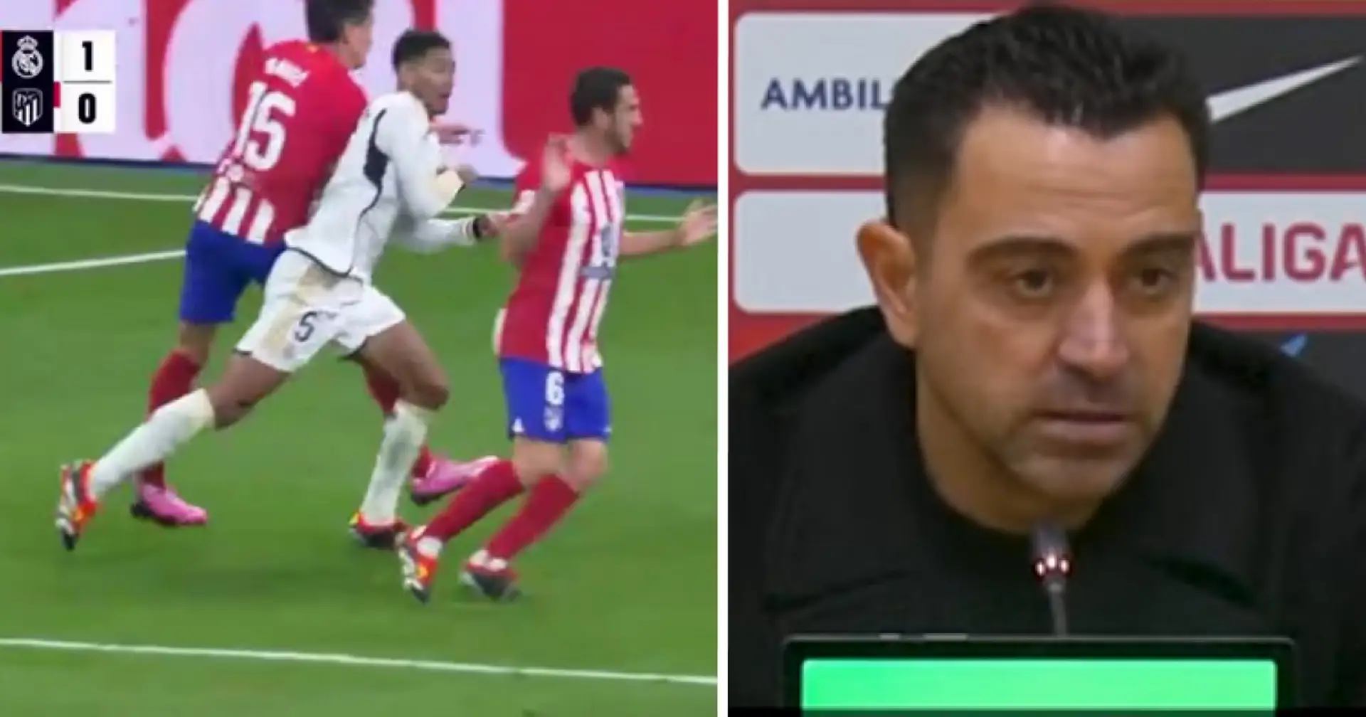 La télévision du Real Madrid s'en prend à Xavi après une énorme controverse lors du derby de Madrid