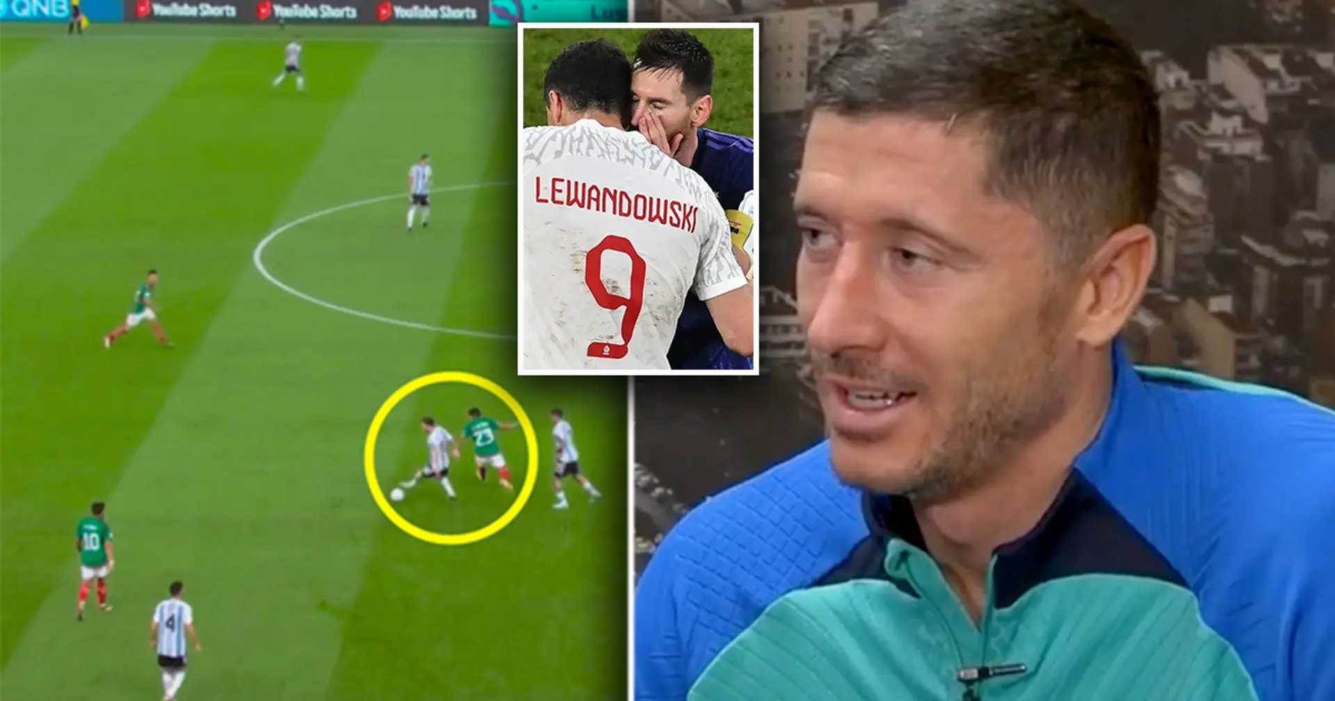 'He plays differently now': Lewandowski hints he'd like to play with Messi one day