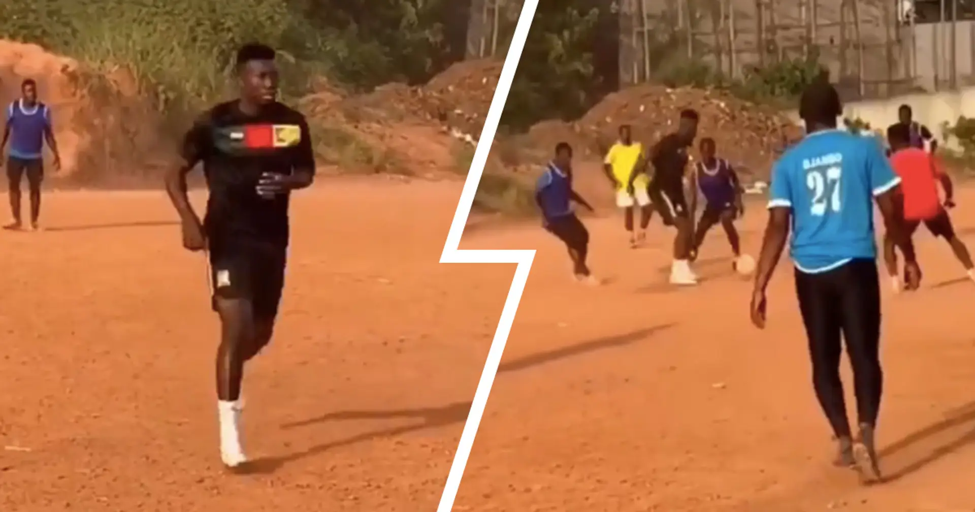 Andre Onana se rend au Cameroun pour jouer au football avec des enfants locaux après sa suspension en Coupe du monde