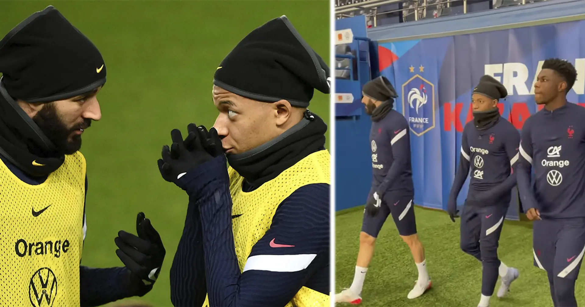 'He's telling him how to escape PSG': Fresh Mbappe-Benzema pics go viral