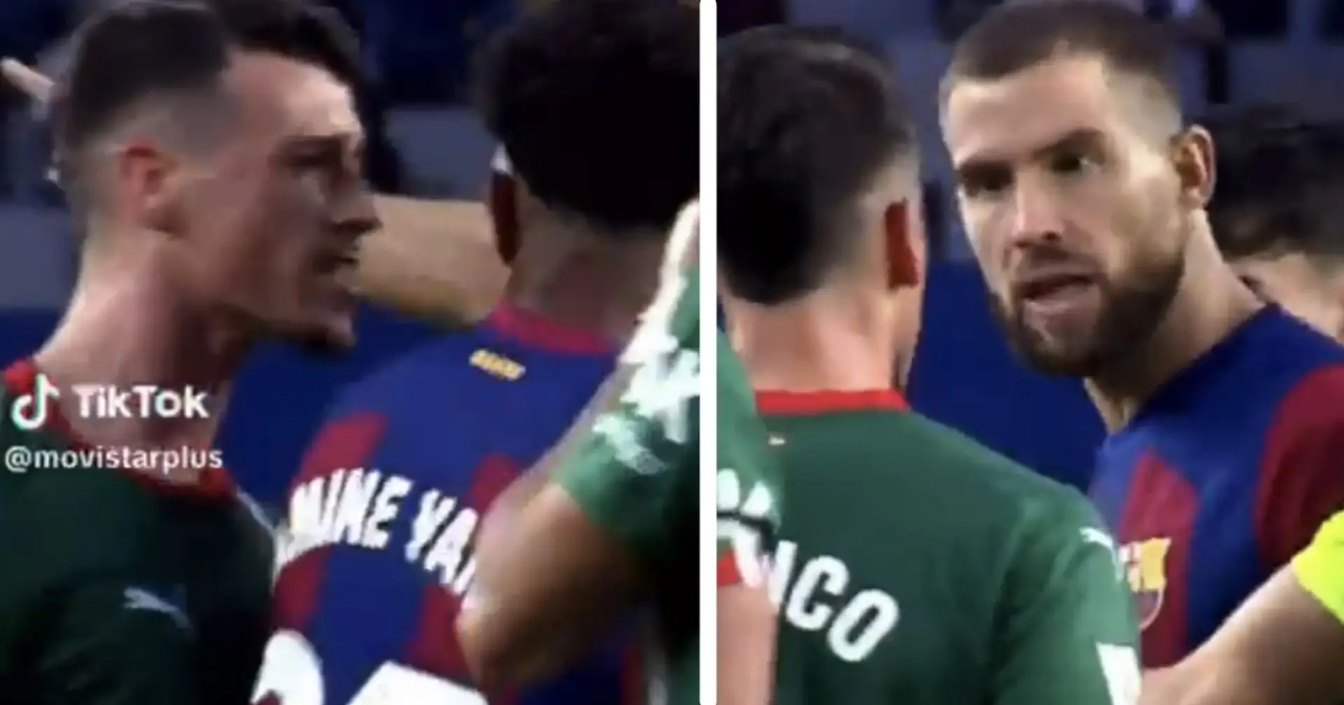 'Where are you going with the kid?': Inigo Martinez spotted defending Yamal against Alaves player