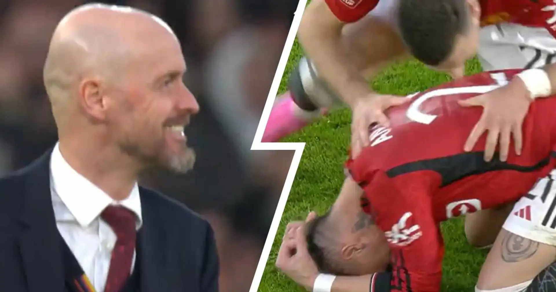 Antony in tears, Ten Hag can't stop smiling: Beautiful Old Trafford scenes as Man United beat Liverpool 
