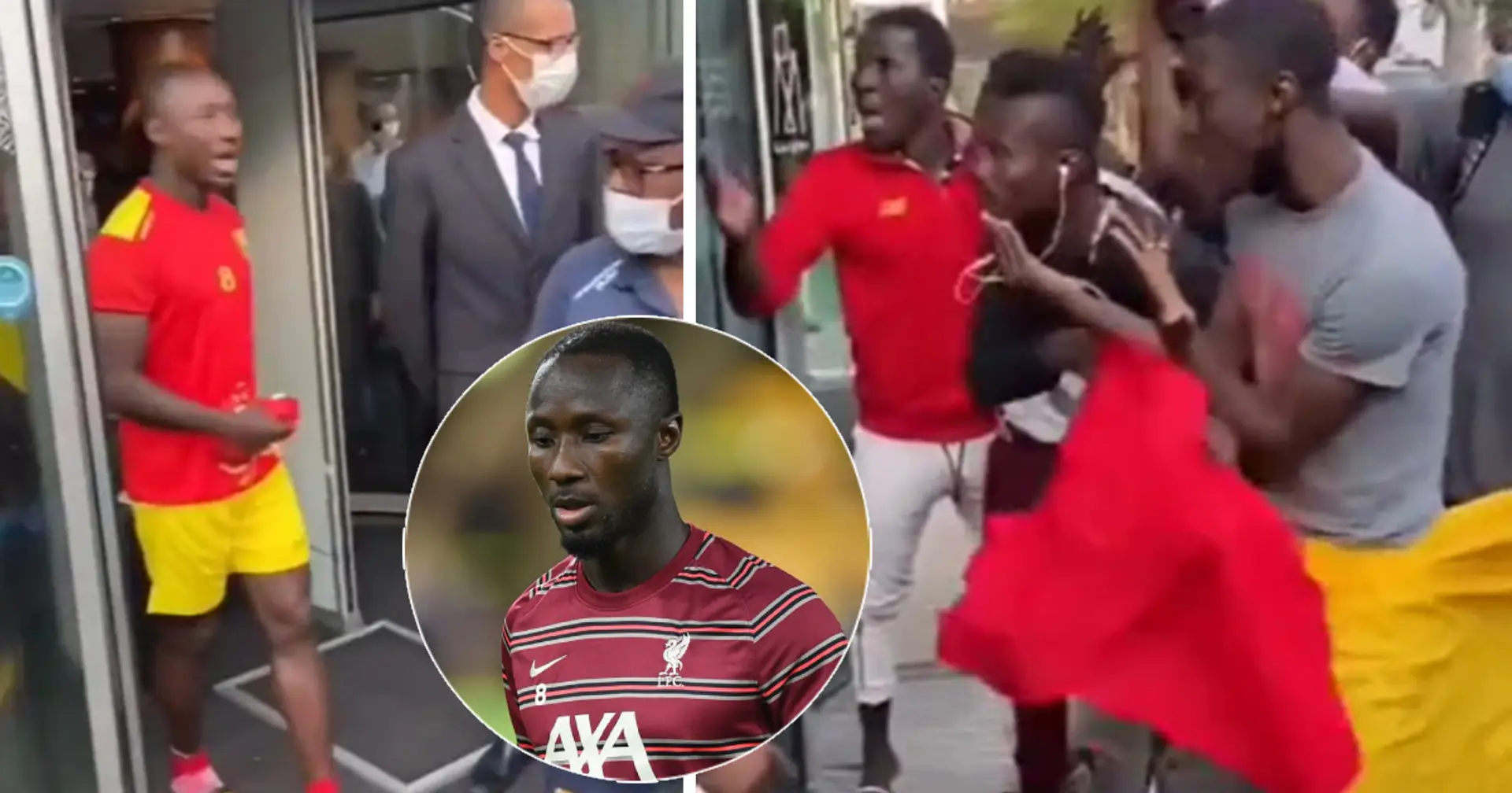 Caught on camera: Naby Keita swamped by fans while on international duty with Guinea