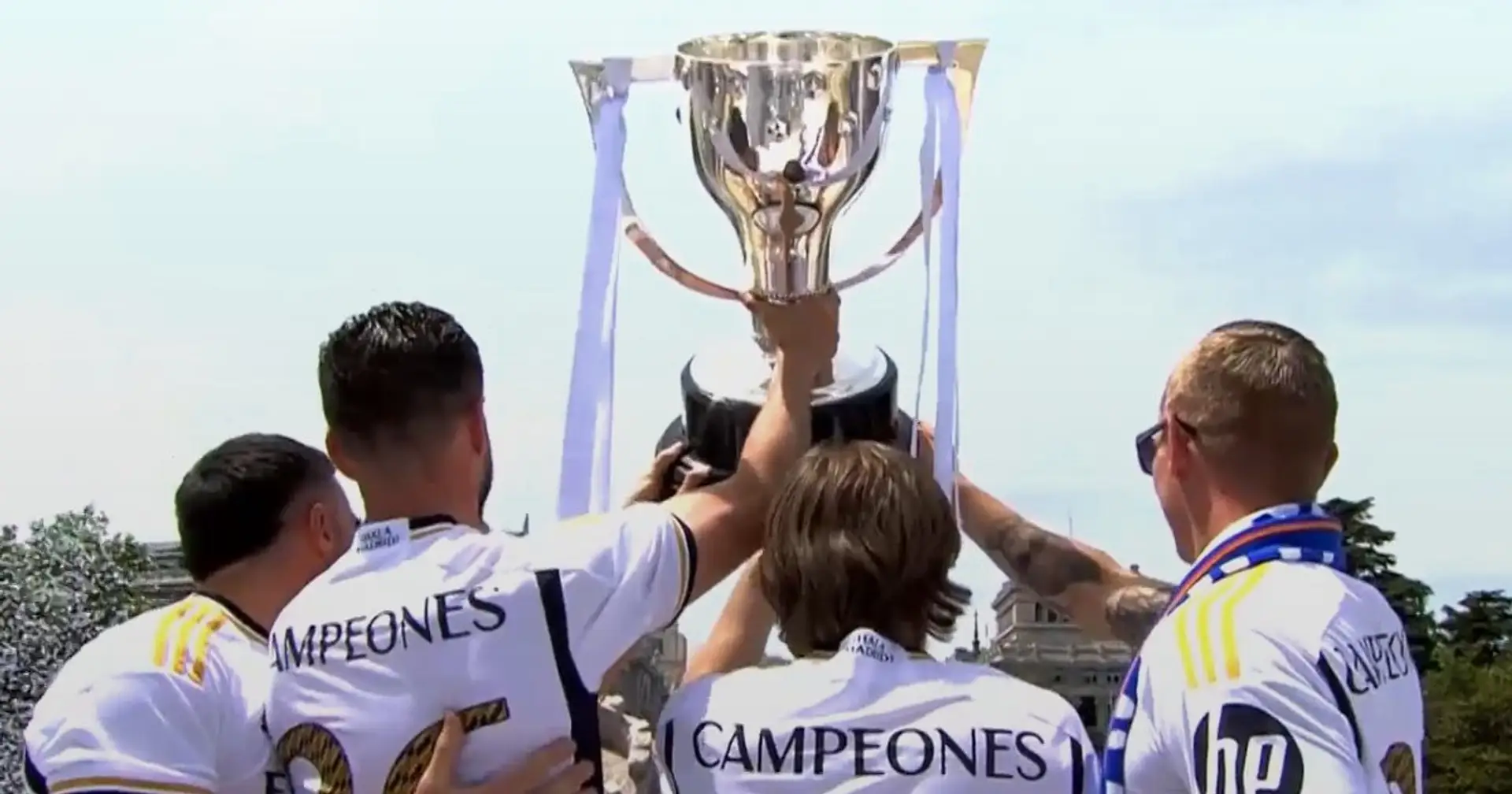The Goddess of Cibeles wears new look & 4 other things spotted as Real Madrid celebrate La Liga crown 