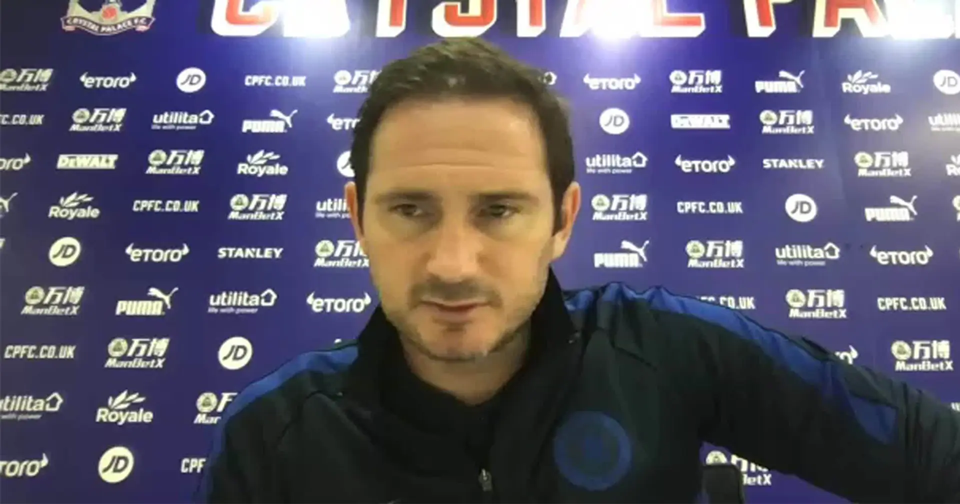 'You can’t keep winning or feel secure': Lampard names 2 biggest issues in nervy Palace win