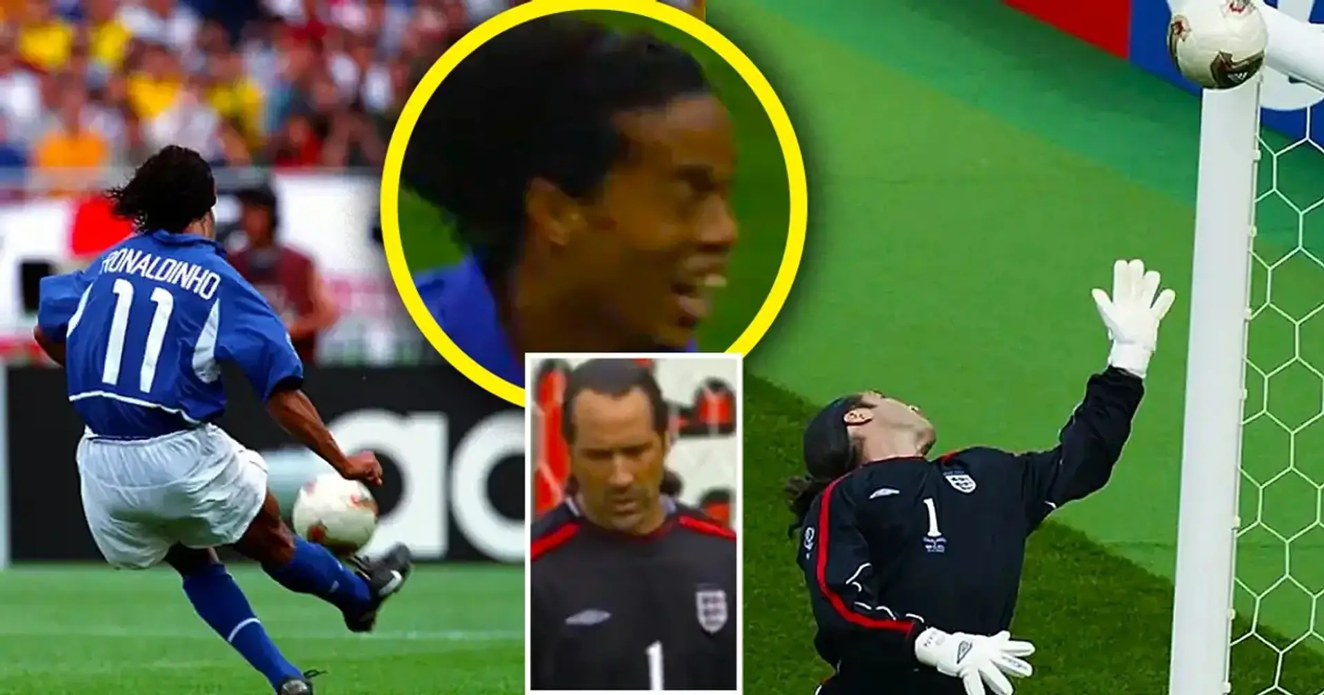 Vor 21 Jahren schoss Ronaldinho bei der Weltmeisterschaft ein Tor aus 40 Metern: Es sah aus wie ein Fehler von Seaman, aber der Torwart hatte kaum eine Chance