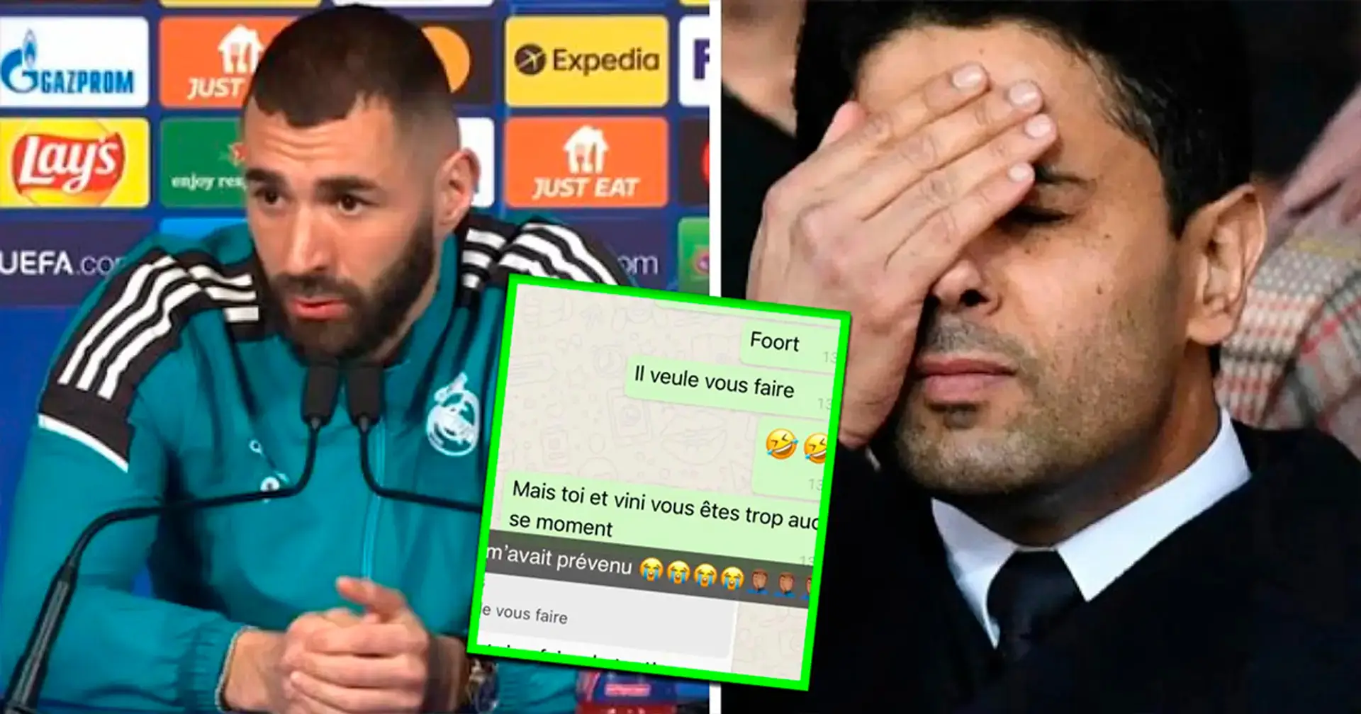 Vor dem Spiel vs. PSG versprach Benzema einem Freund auf WhatsApp, "Geschichte zu schreiben": Er erzielte einen Dreierpack