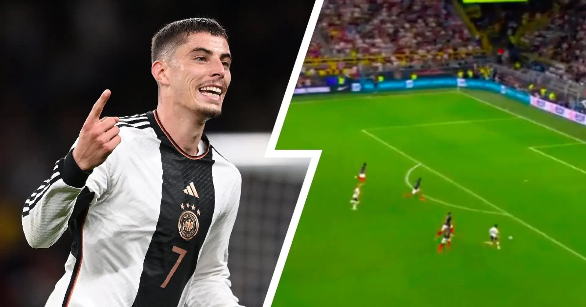 SPOTTED: Kai Havertz provides sublime assist for Germany teammate