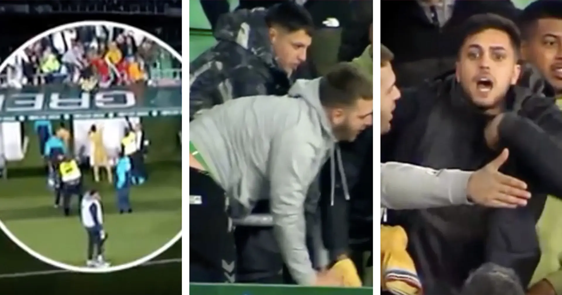 Caught on camera: Betis fans fighting over Gavi jersey in the stands