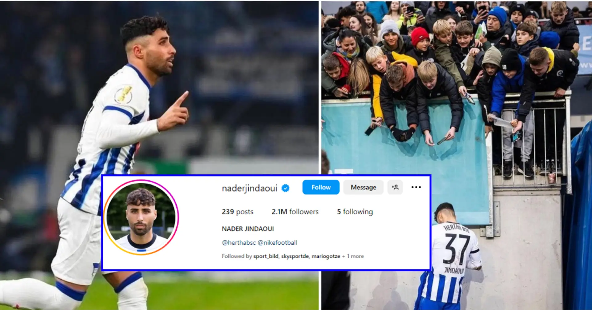 Influencer oder Fußballer? Ein Blogger mit 2 Millionen Followern auf Instagram gab sein Debüt für Hertha im DFB-Pokal