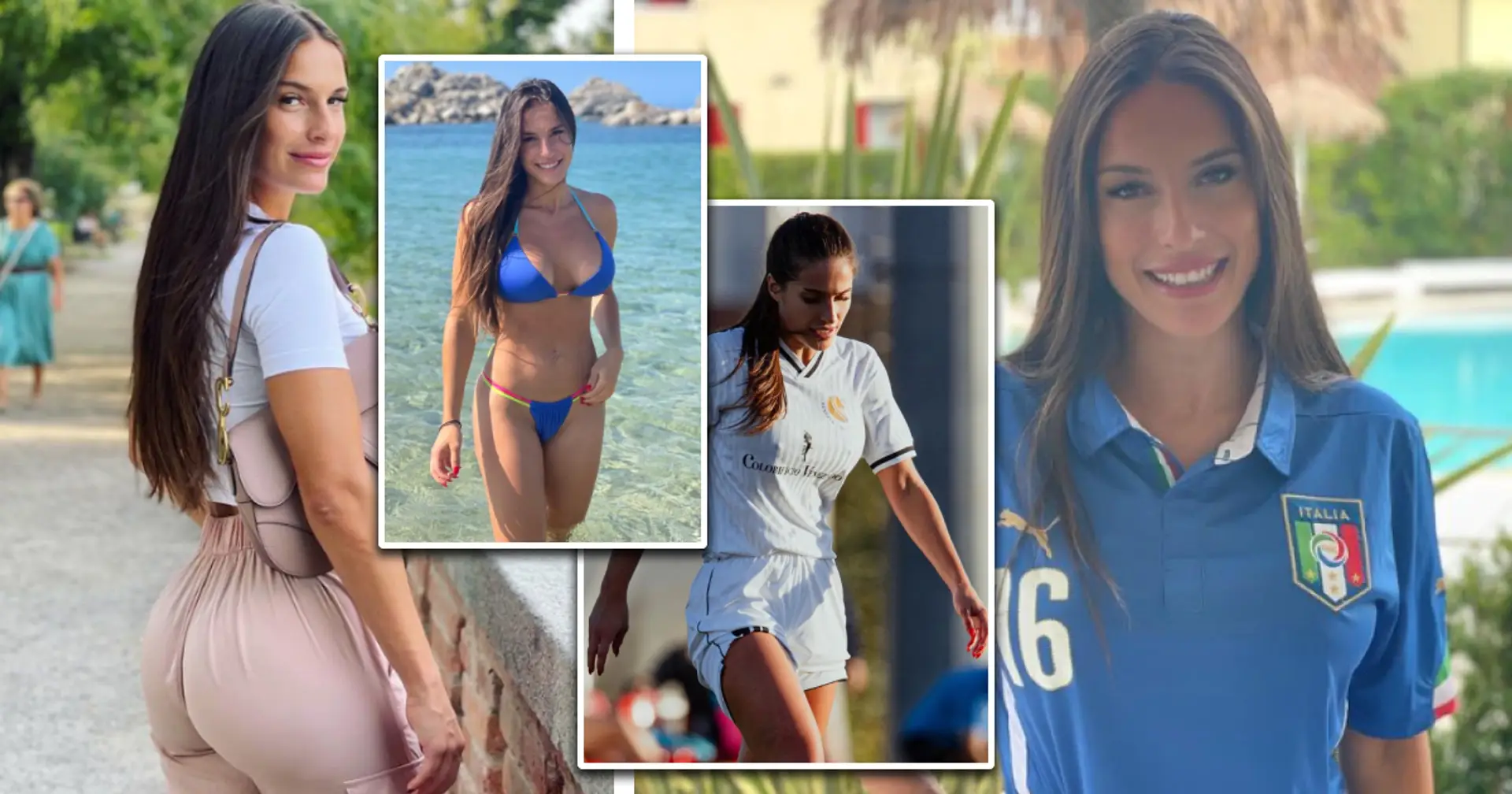 Meet Italy’s most beautiful footballer who loves bikini beach snaps and has pro player husband