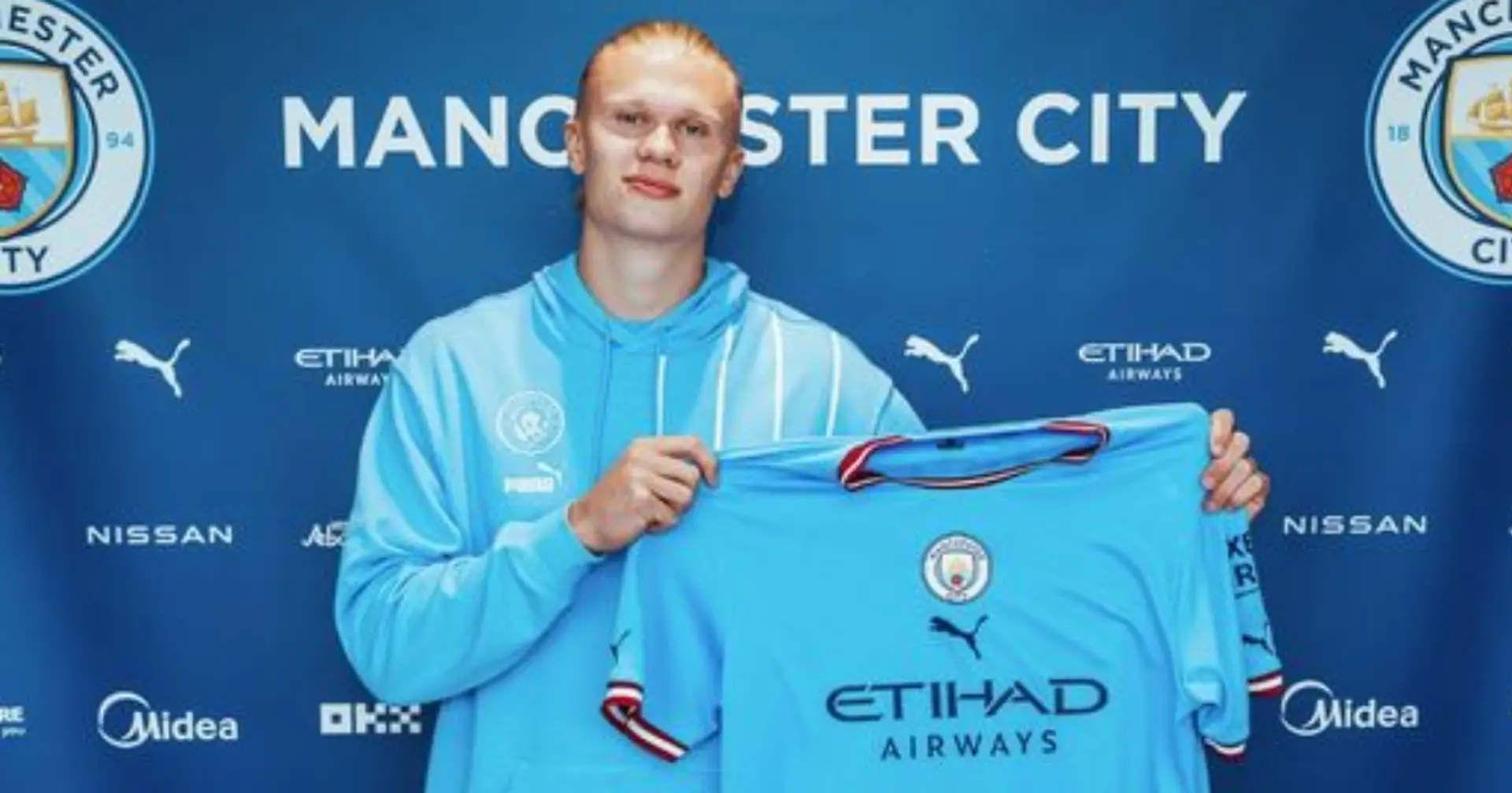 Man City unveil Erling Haaland as new player — Man United fans only have one thing to say