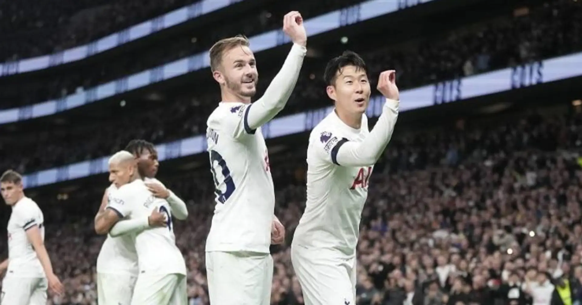 'It was a brilliant feeling, a great pass from Sonny': Maddison on his first goal at Tottenham Hotspur Stadium
